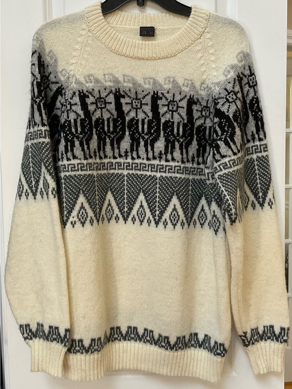 Peruvian Alpaca Wool Crewneck Sweater